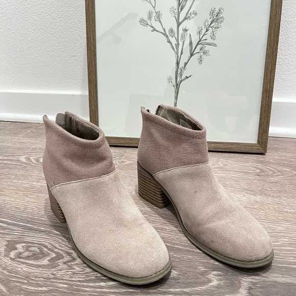 TOMS Lacy heeled ankle booties - Picture 3 of 5